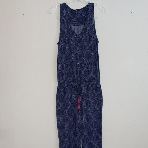 Hatley Ella Jumpsuit - Blue Scallop Pattern